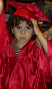 Sebastian's preschool graduation